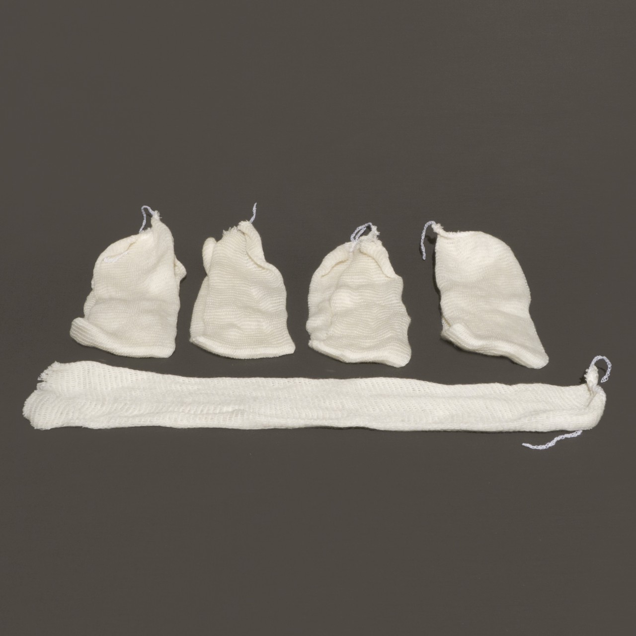 Five Small Muslin Cheese Draining Bags Five Small Muslin Cheese Draining Bags