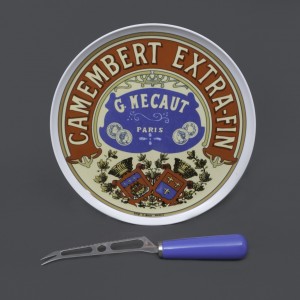 Large Cheese Serving Plate with Knife