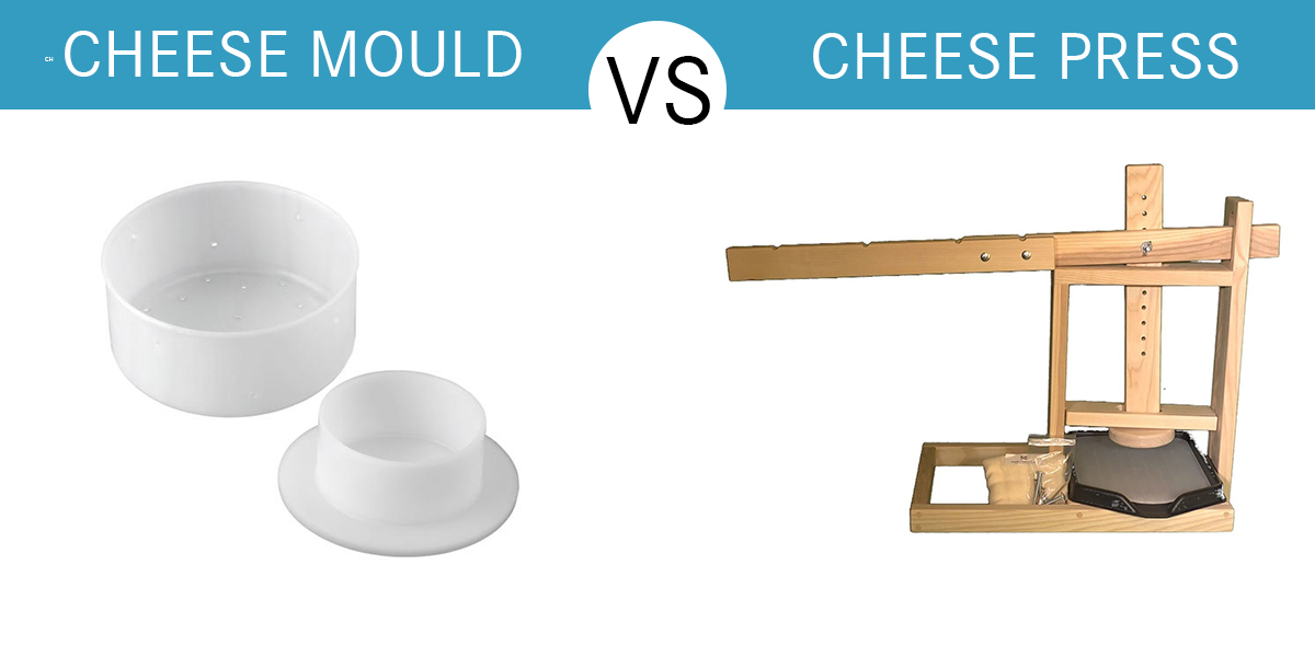 Cheese mould vs cheese press